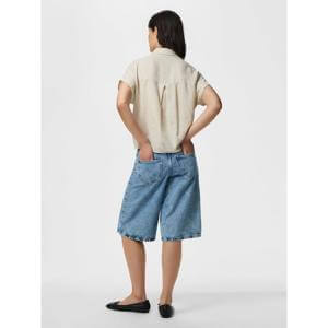 Pieces Pia Short Sleeve Tie Shirt